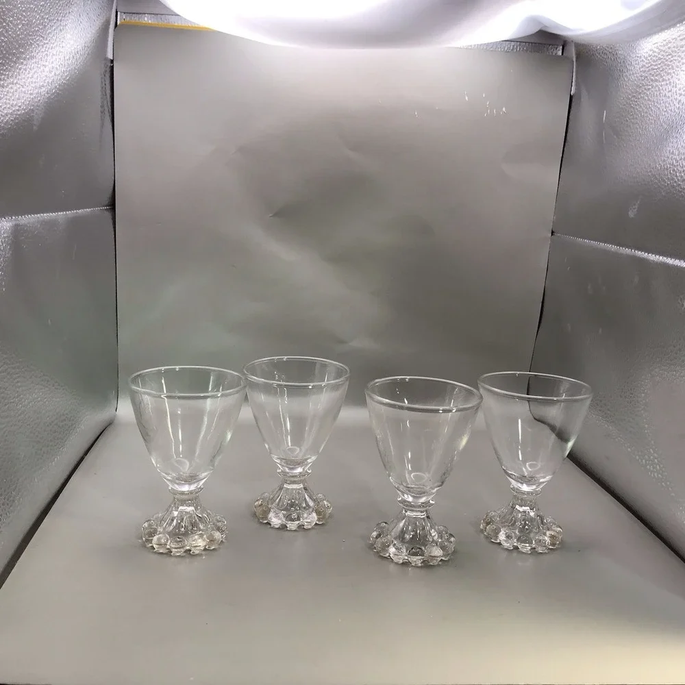 VTG Anchor Hocking‎ Boogie Cordial Glasses Set Of 4